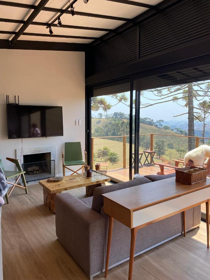 Villa Chale Oliva E Chale Salvia, Charmosos E Com Vista Da Mantiqueira Gonçalves Exterior foto